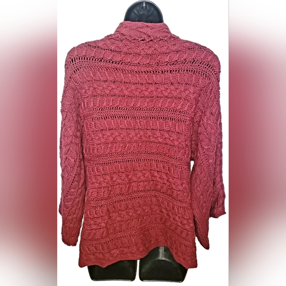 Chunky Knit City UNLTD Sweater Bell Sleeves Knit Womens size Large Excellent! - Picture 3 of 9